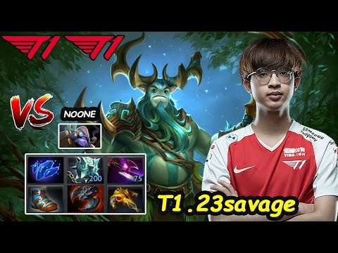 T1 23savage Nature Prophet BEAST Carry 12K MMR vs Navi Noone Dota 2 pro Gameplay