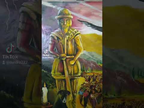 fiesta popular regional San Roque, san jose ,catamarca , obra de mi autoria, técnica oleo sobre lien
