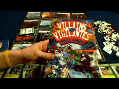 Bower's Game Corner: Villains and Vigilantes Card Game Review