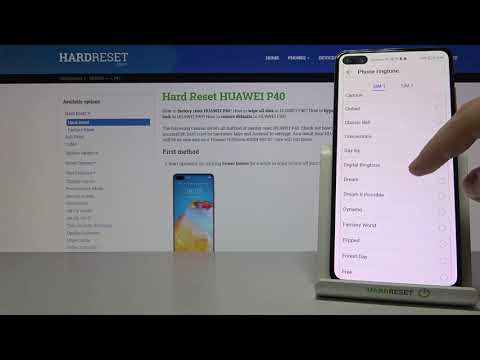 Hear All Stock Ringtones in Huawei P40 – Locate Ringtone Settings