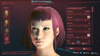 mtndwr yyuki Cyberpunk 2077 character creation