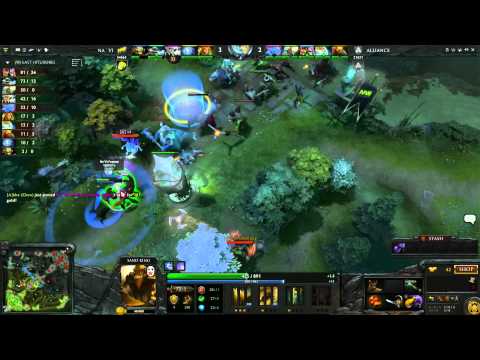 Na'Vi vs Alliance UB Round 3A 1 of 3   Russian Commentary