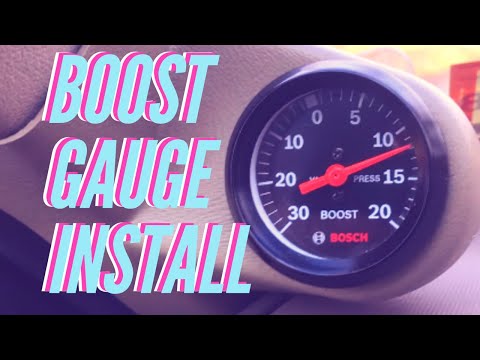 Boost Gauge Install