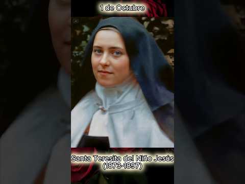 Santa Teresita del Niño Jesús - 1 de Octubre #santodeldía #santoral #religion #amor #fe #santos #ai