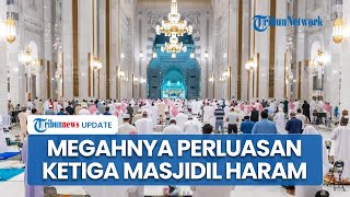 Penampakan Megahnya Perluasan Ketiga Masjidil Haram, Bagian Dalam Bangunan Dihiasi Kristal Swarovski
