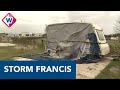 Stormschade op camping De Drie Morgen in Zoetermeer - OMROEP WEST