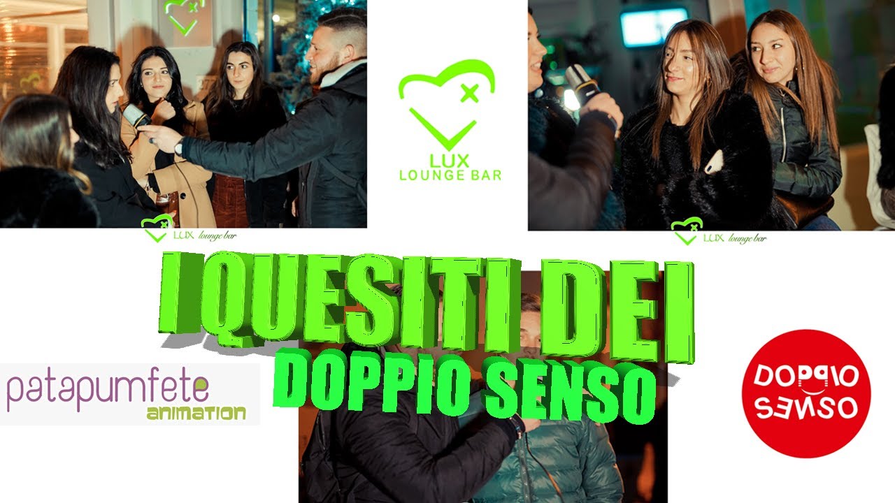 I QUESITI DEI DOPPIO SENSO - UOMINI VS DONNE.