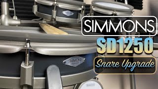 Video thumbnail for SIMMONS SD1250 Snare Upgrade. by Keithron Powell