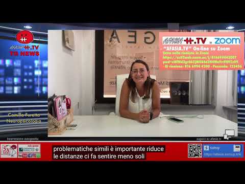 AFASIA.TV TG News - ”TUTTI INSIEME: MAMMA MIA!” -  Camilla Furetta Neuropsicologia ￼￼-AFASIA Livorno