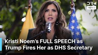 FULL REMARKS: Kristi Noem Addresses Media as Trump Fires Her as DHS Secretary | AC1N