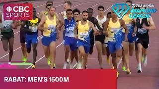 MEET RECORD in men's 1500m at Diamond League meet in Rabat | #CBCSports