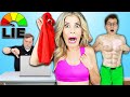 If You LIE You Have To REMOVE A LAYER OF CLOTHING Lie Detector Test To Reveal Truth
