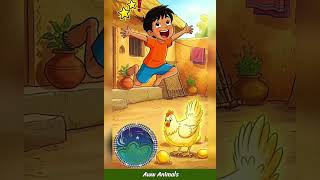 सोने के अंडे देने वाली मुर्गी | लालच का बुरा परिणाम 😱😱 #reels #MoralKahani