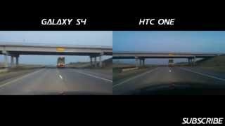 preview picture of video 'Samsung Galaxy S4 vs HTC One Low Light Video Comparison'