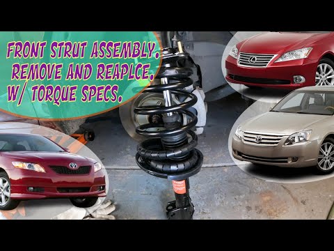 Toyota Camry, Avalon, Lexus es350: Strut Assembly Remove and Replace. Fast & easy w/ Torque Spec
