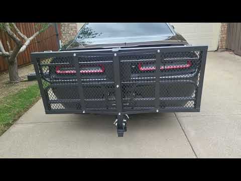 Wildroad Hitch Mount Cargo Carrier Basket 500 LBS Folding Vehicle Cargo Baskets Review
