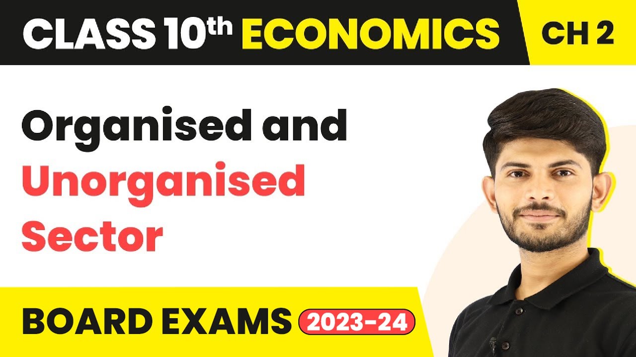 Class 10 Economics Ch 2 | Organised and Unorganised Sector - Sectors of the Indian Economy 2022-23