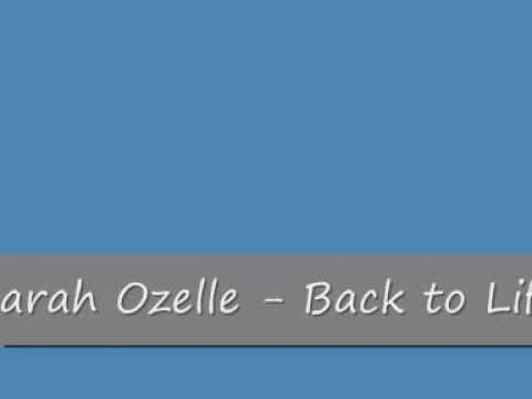 sarah ozelle back to life lyrics