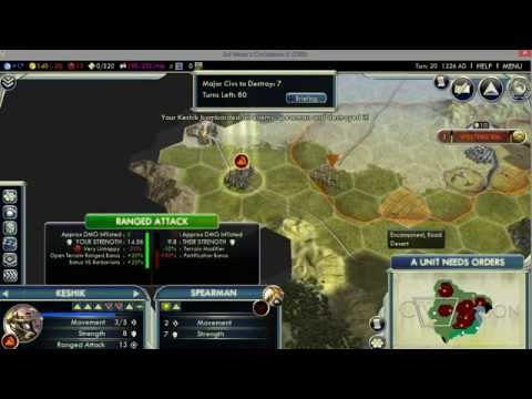 Civ V Mongol Scenario Deity Level Part 3 of 10