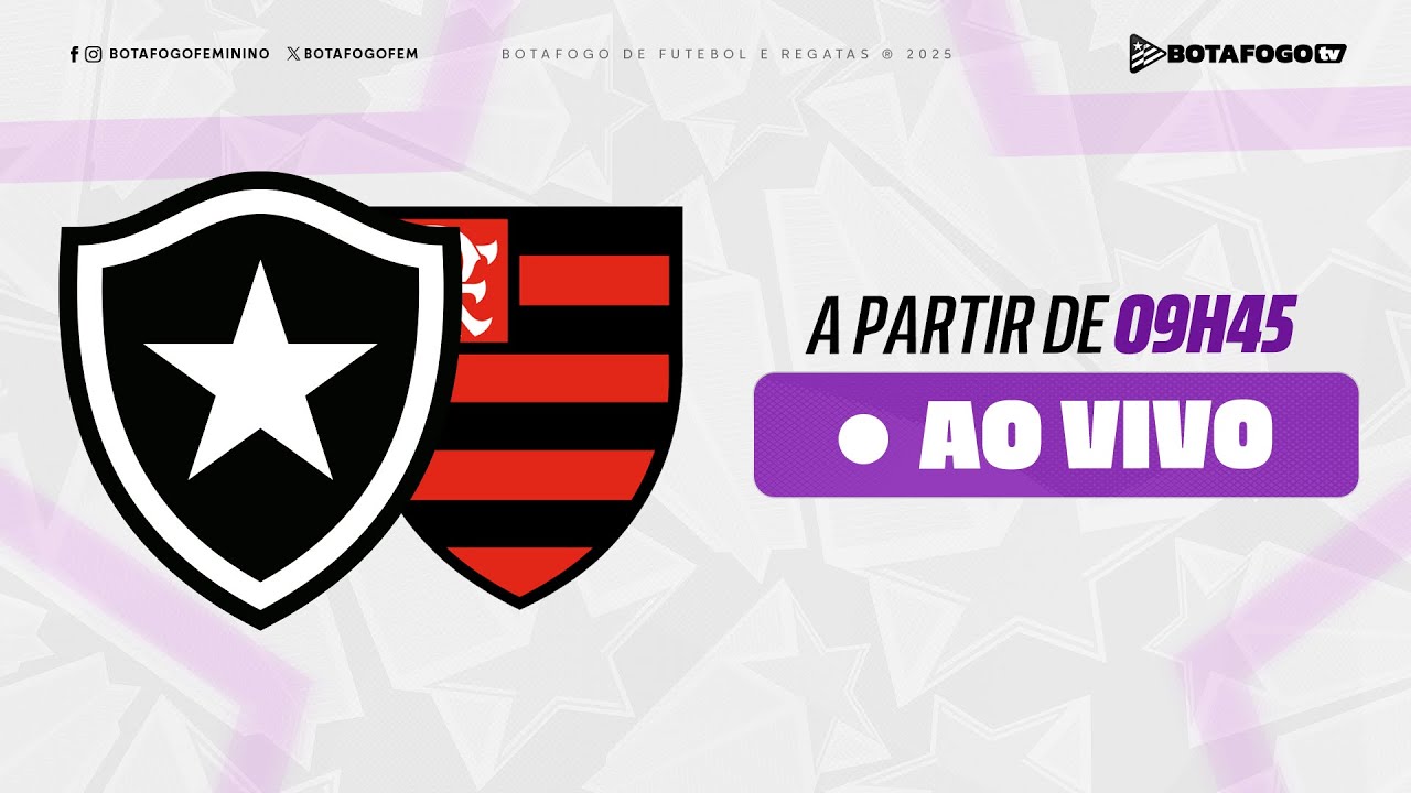 AO VIVO | Botafogo enfrenta o Flamengo no jogo de ida da final da Copa Rio Feminina Sub-20