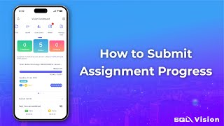 How to submit assignment progress