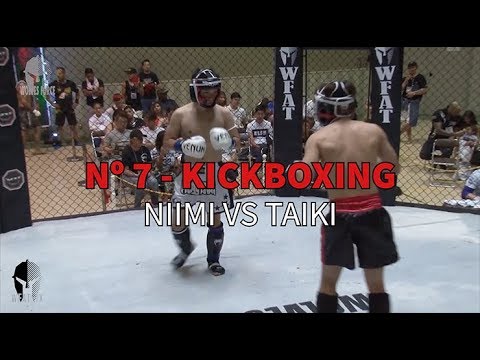 NIIMI VS TAIKI LUTA Nº 7 KICKBOXING WFAT - IX