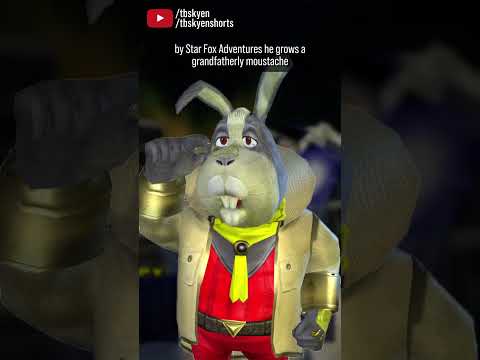 Peppy Hare has a lovely story evolution as a design | #starfox