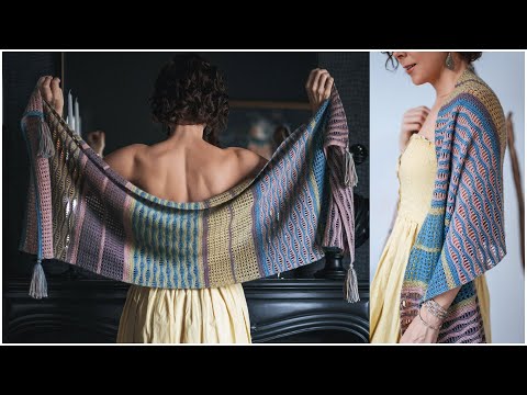 Step by Step – How To Crochet This EASY Summer Inspired Shawl – Lato!