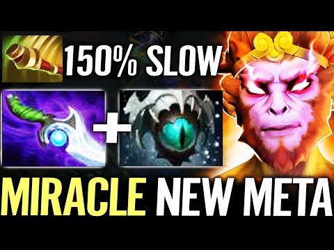 🔥 MIRACLE Monkey King Diffusal MID — NEW META 150% Slow Eye of Skadi Master Build Dota 2 Pro