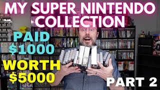 My Super Nintendo (SNES) Collection Part 2: $5000 Worth of Games for $1000