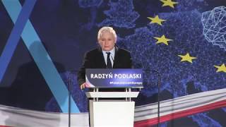 Jarosław Kaczyński - Wystąpienie Prezesa PiS w Radzyniu Podlaskim