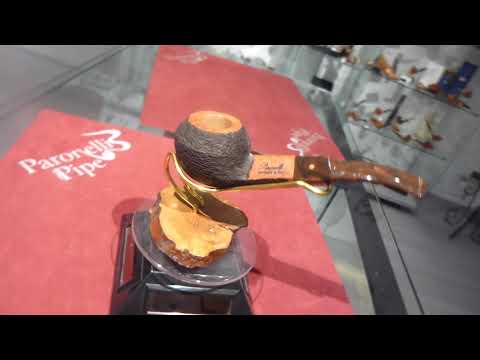 Pipa radica bent rhodesian fatta a mano - www.paronellipipe.it