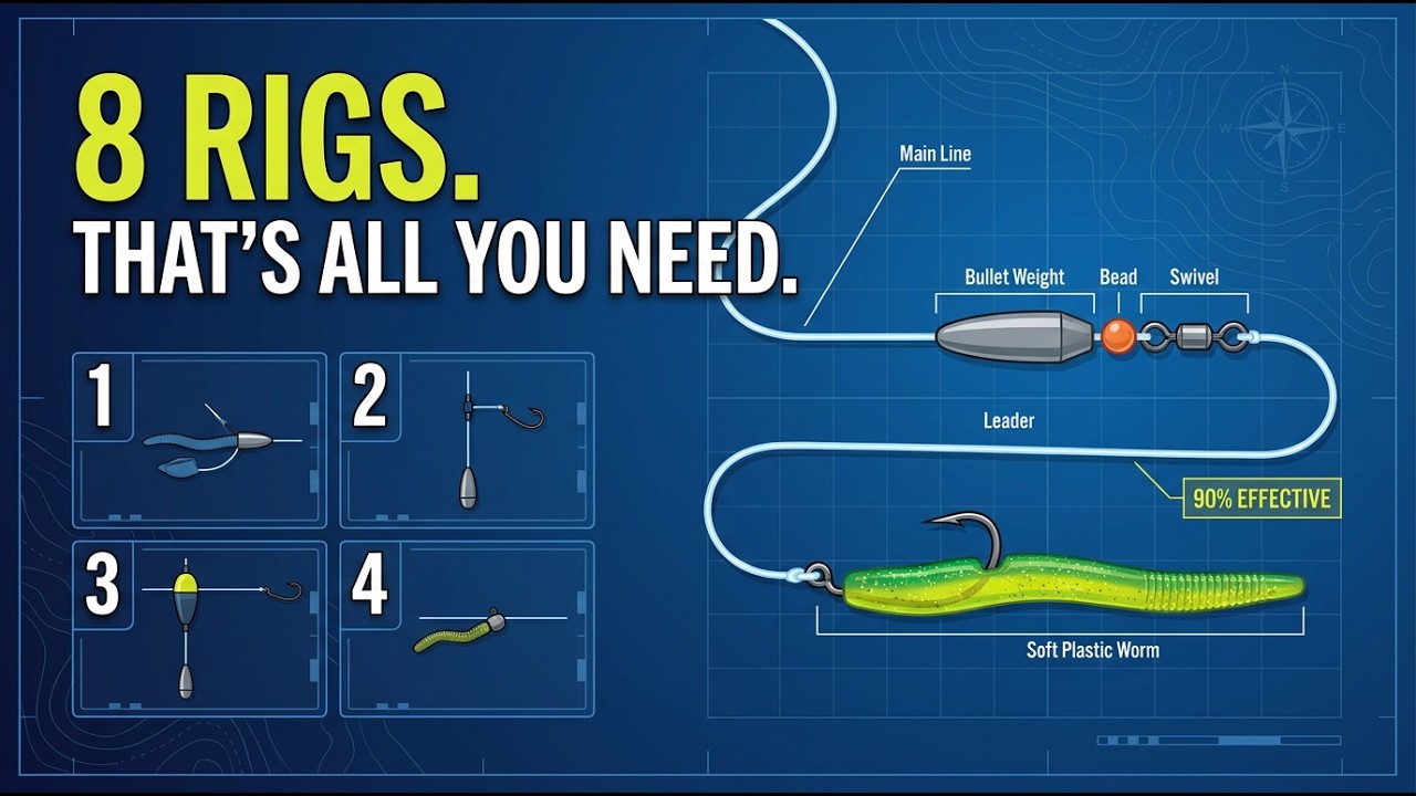 Fishing Rigs Explained: The 8 Rigs That Catch 90% of Freshwater Fish