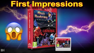 Evercade Alwa's Awakening Cathedral Dual Cart Trailer | First Impressions & Reactions