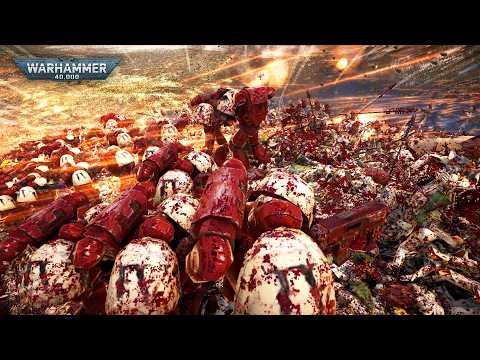 SPACE MARINE BLOOD RAVENS v's ELDAR! | UEBS 2 Warhammer 40K