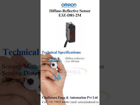 OMRON E3Z-D81 2M Compact Photoelectric Sensor