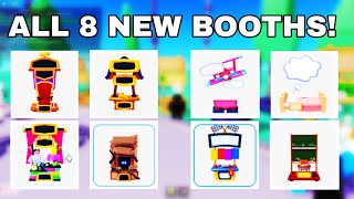 How to get ALL 8 NEW booths in PLS DONATE