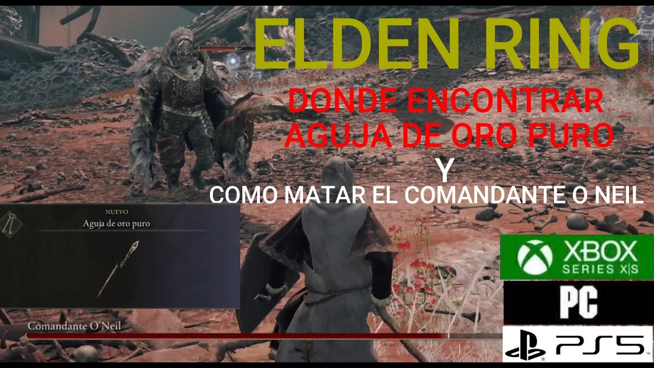 Watch ELDEN RING: EL COMANDANTE O NEIL: COMO MATARLO Y ENCONTRAR LA AGUJA DE ORO PURO Now ELDEN RING: EL COMANDANTE O NEIL: COMO MATARLO Y ENCONTRAR LA AGUJA DE ORO PURO