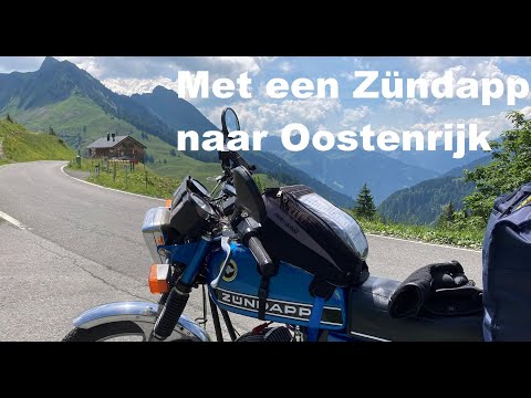 Met een 50 cc Zündapp GTS50 bromfiets naar Oostenrijk en weer terug