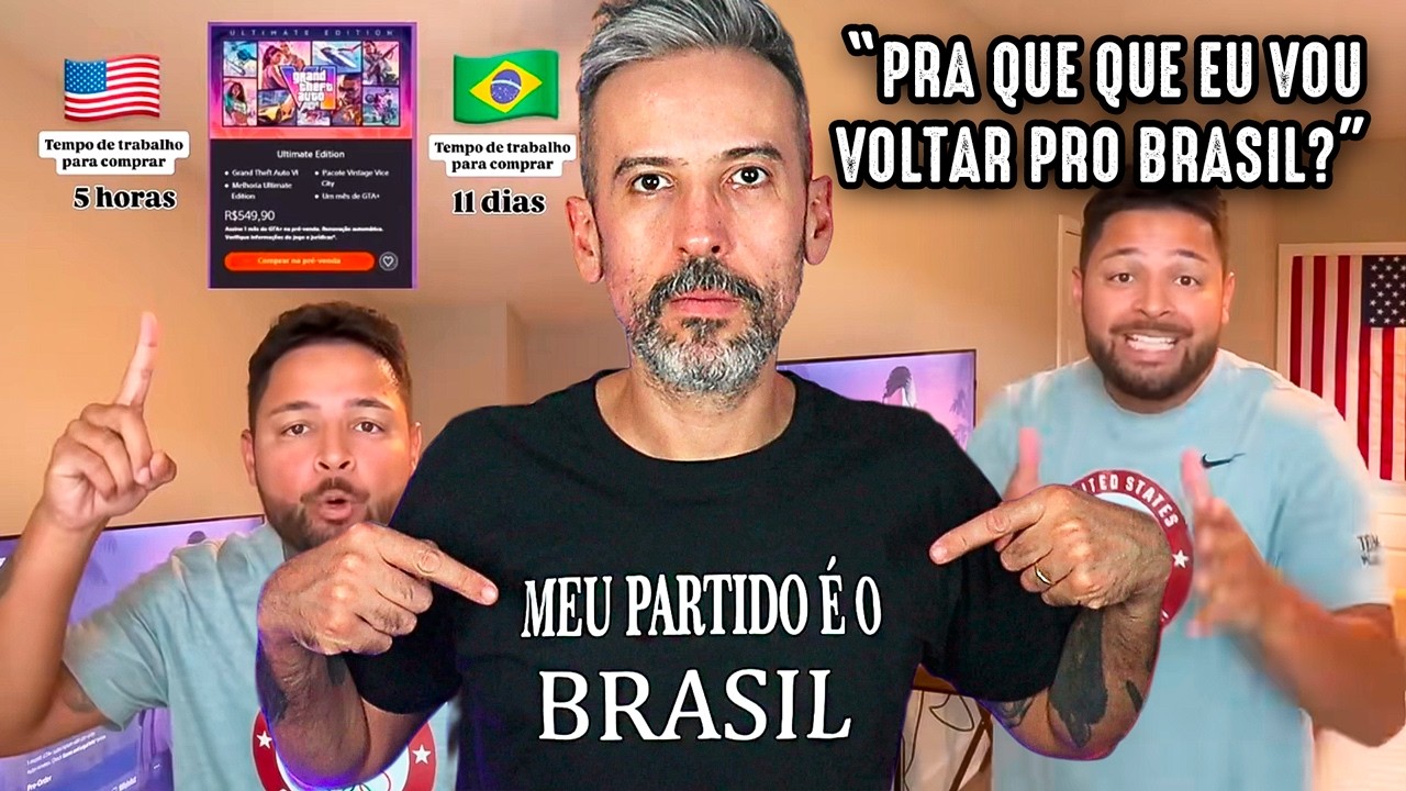 INFLUENCER EXPLICA O PREÇO DO GTA E MAIS BRASILEIROS NOS ESTADOS UNIDOS