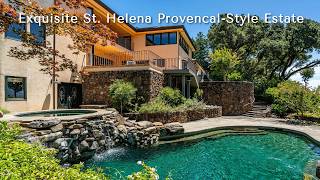 Exquisite St. Helena Provencal-Style Estate - 1910 Ridgeview Lane, St. Helena, CA 94574 - Tour