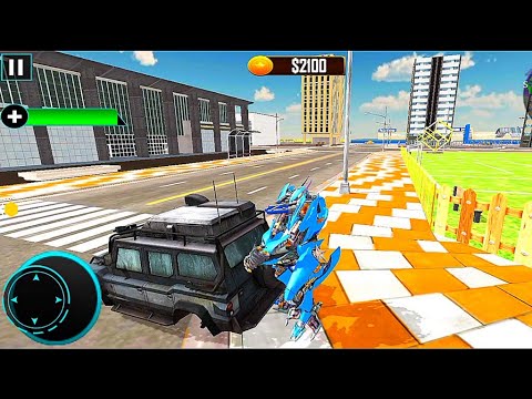 Angry Elephant Car Robot Transform: Robot Truck Airplane Transportation Game - Android Gameplay