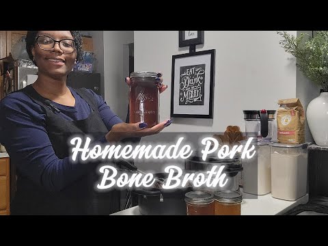 Homemade Pork Bone Broth