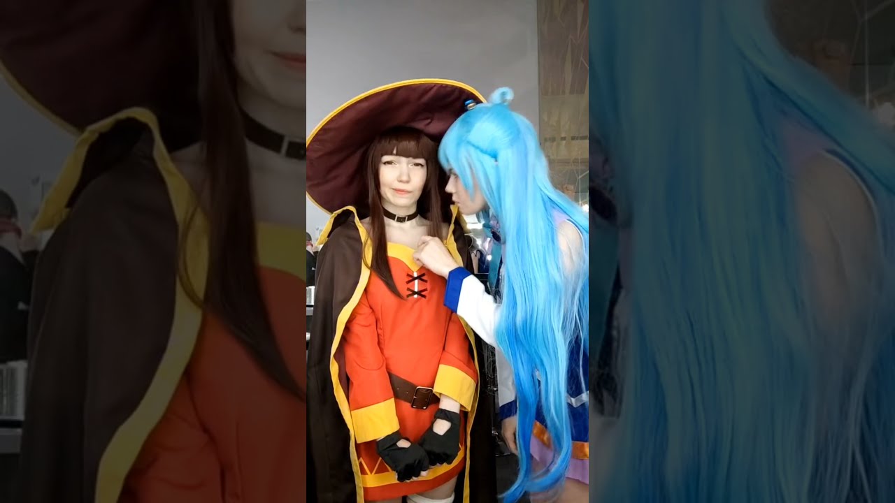 Konosuba 💙 Megumin  #konosuba #cosplay #anime #manga #shorts #aqua #megumin