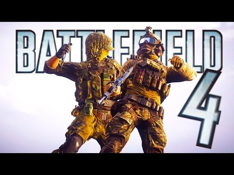 Battlefield 4 Random Moments 61 (Amazing Knife Save, Flying Tanks)