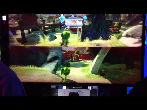 Plants vs Zombies: Garden Warfare PS4 Game play at E3 2014 #E32014 #PS4