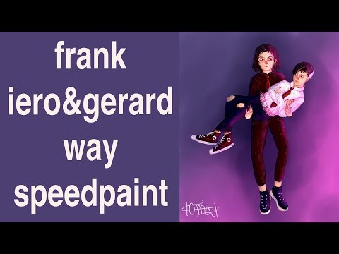 frank iero & gerard way speedpaint