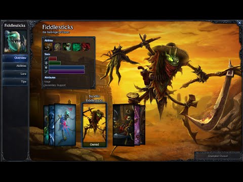 Bandito Fiddlesticks Skin Spotlight Gameplay 1080p HD