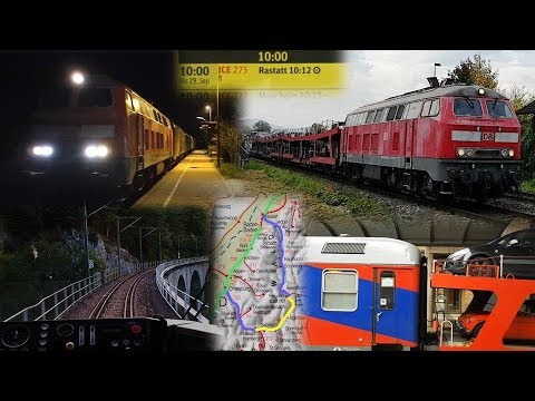 Privater Autoreisezug auf steilen Nebenstrecken: Wie der BahnTouristikExpress Rastatt 2017 umschifft