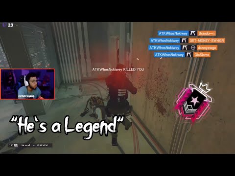 Noki vs Streamers (Both POVs) Part 5: PS5 Champion Ranked Highlights - Rainbow Six Siege Console